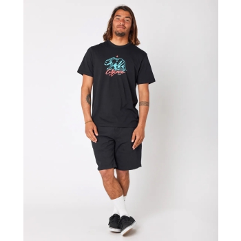 RIP CURL DESTI ANIMALS SHORT SLEEVE TEE BLACK