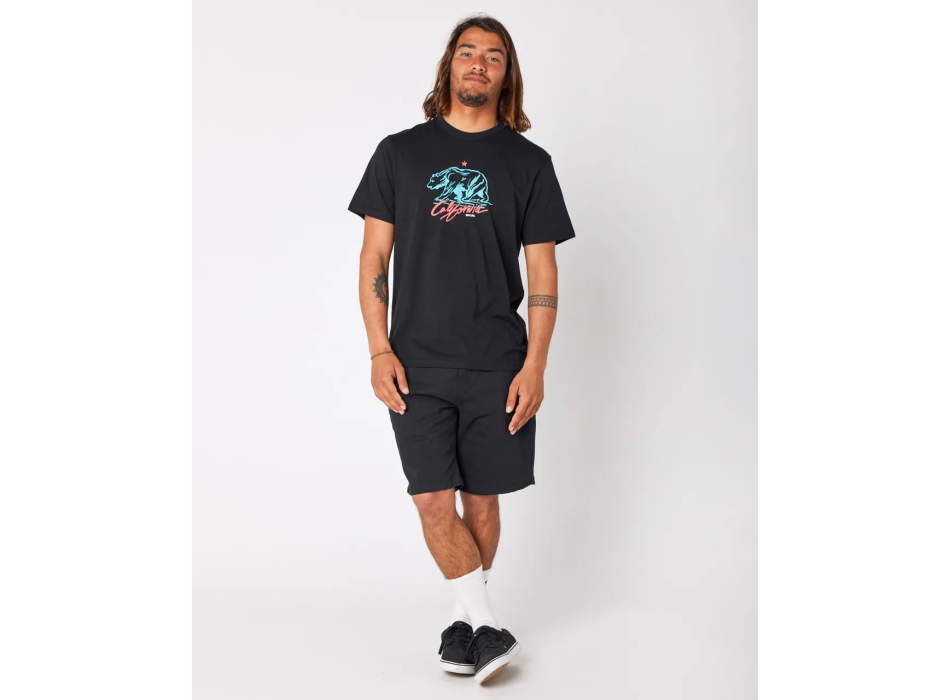 RIP CURL DESTI ANIMALS SHORT SLEEVE TEE BLACK