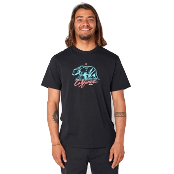 RIP CURL DESTI ANIMALS SHORT SLEEVE TEE BLACK