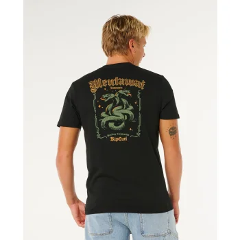 RIP CURL DESTI ANIMALS TEE BLACK