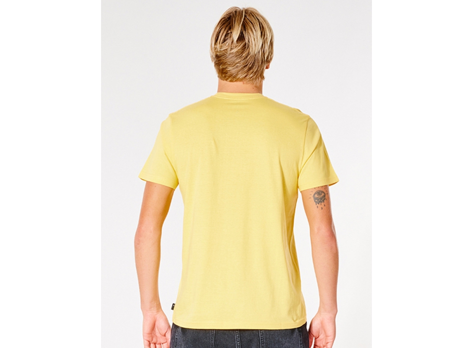 RIP CURL DRIFTER TEE RETRO YELLOW
