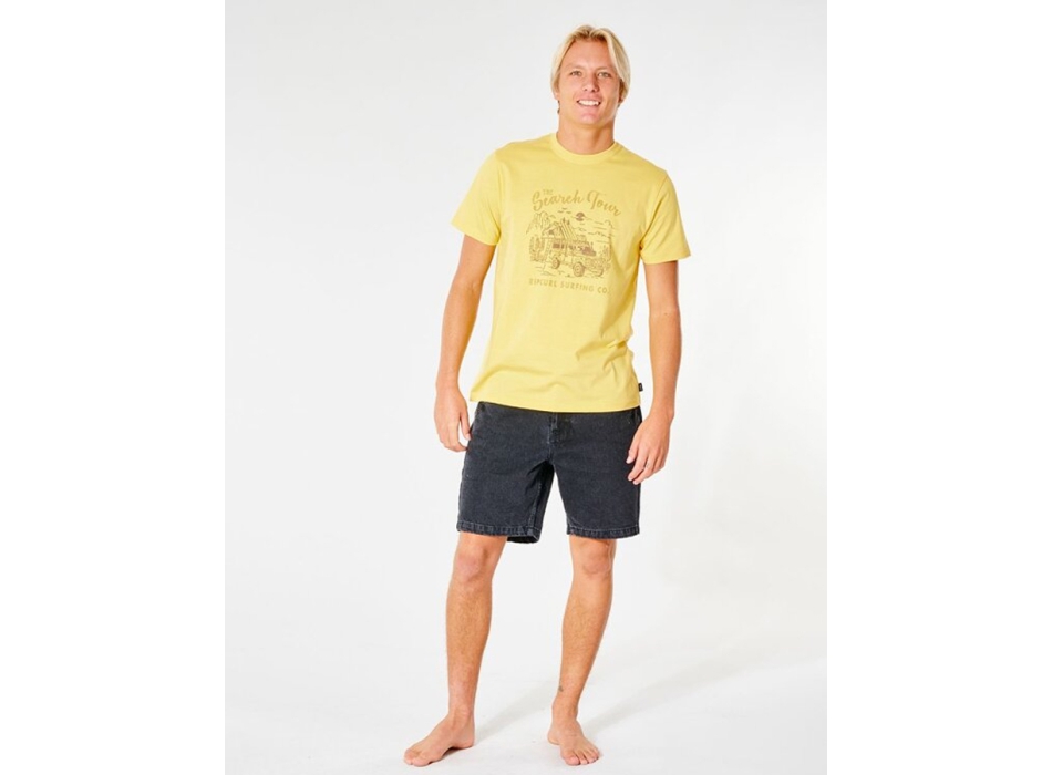 RIP CURL DRIFTER TEE RETRO YELLOW