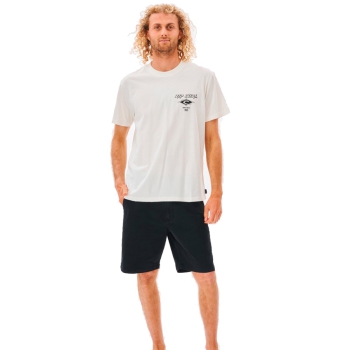 RIP CURL FADE OUT ICON TEE BONE