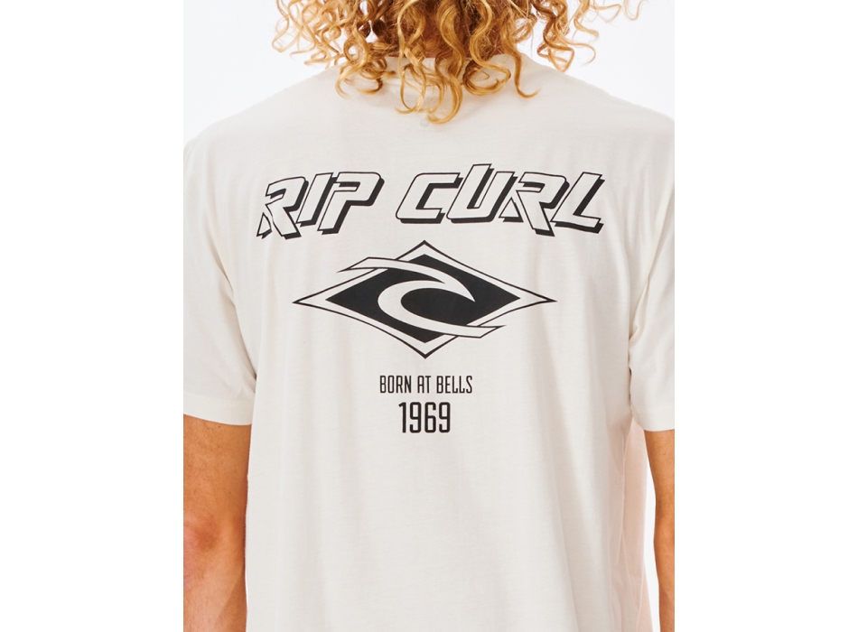 RIP CURL FADE OUT ICON TEE BONE