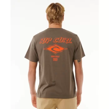 RIP CURL FADE OUT ICON TEE ROCK