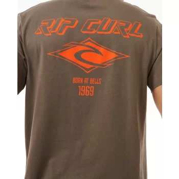 RIP CURL FADE OUT ICON TEE ROCK