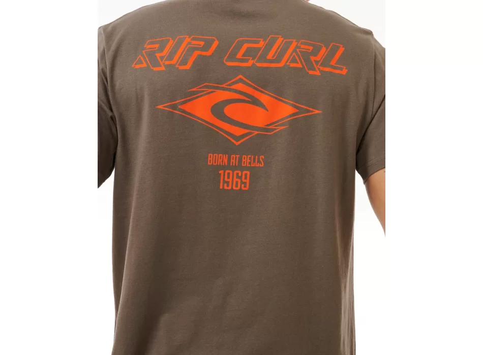 RIP CURL FADE OUT ICON TEE ROCK