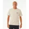 RIP CURL T-SHIRT HERITAGE DING REPAIRS VINTAGE WHITE