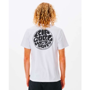 RIP CURL ICON TEE WHITE