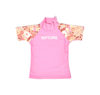 RIP CURL GIRLS 0-6 SHORT SLEEVE UUV50+ TEE