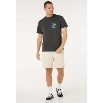 RIP CURL T-SHIRT MOD CALI SUNSET WASHED BLACK