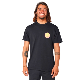 RIP CURL PASSAGE SHORT SLEEVE TEE BLACK
