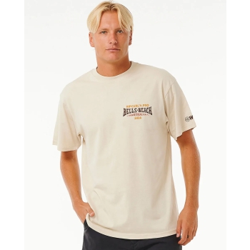 RIP CURL PRO BELLS BEACH 2024 LINE UP SHORT SLEEVE WASHED BLACK