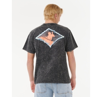 RIP CURL T-SHIRT RAW ENERGY THRASH ICED LAVENDER