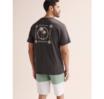 RIP CURL T-SHIRT RAW ENERGY THRASH ICED LAVENDER