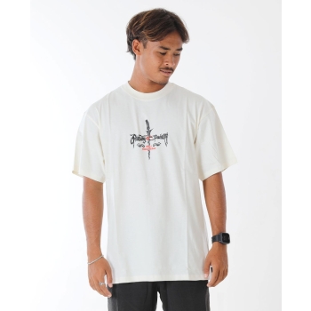 RIP CURL T-SHIRT RAW ENERGY THRASH ICED LAVENDER