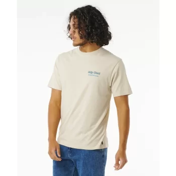 RIP CURL REEL IT IN TEE VINTAGE WHITE