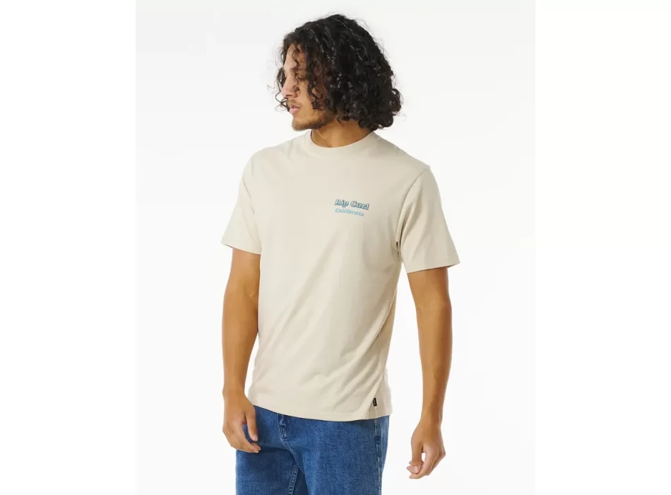 RIP CURL REEL IT IN TEE VINTAGE WHITE