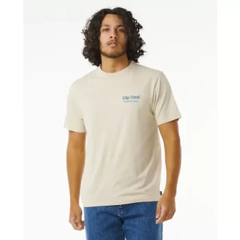 RIP CURL REEL IT IN TEE VINTAGE WHITE