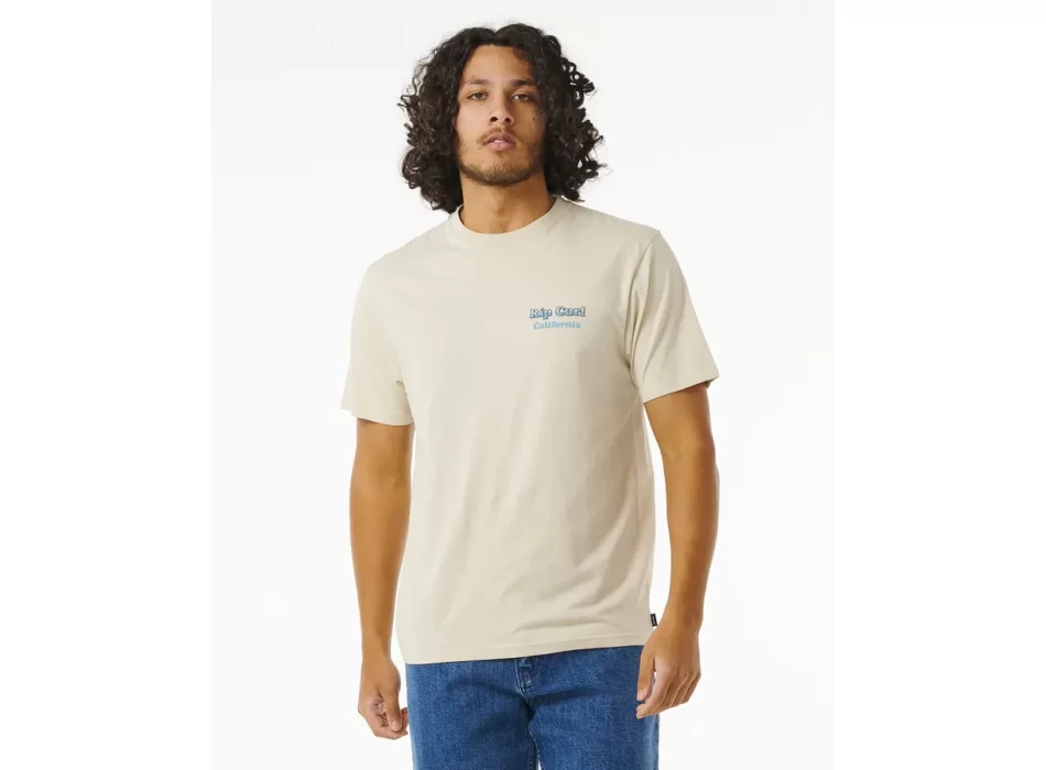RIP CURL REEL IT IN TEE VINTAGE WHITE