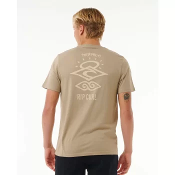 RIP CURL SEARCH ICON TEE SAND