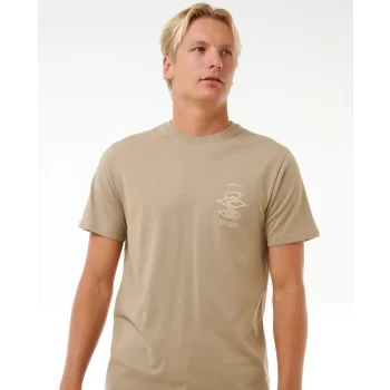 RIP CURL SEARCH ICON TEE SAND