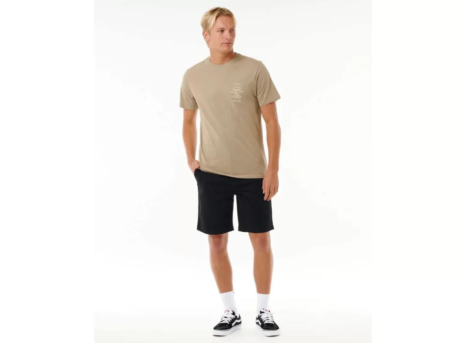 RIP CURL SEARCH ICON TEE SAND