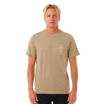 RIP CURL SEARCH ICON TEE SAND