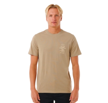 RIP CURL SEARCH ICON TEE SAND