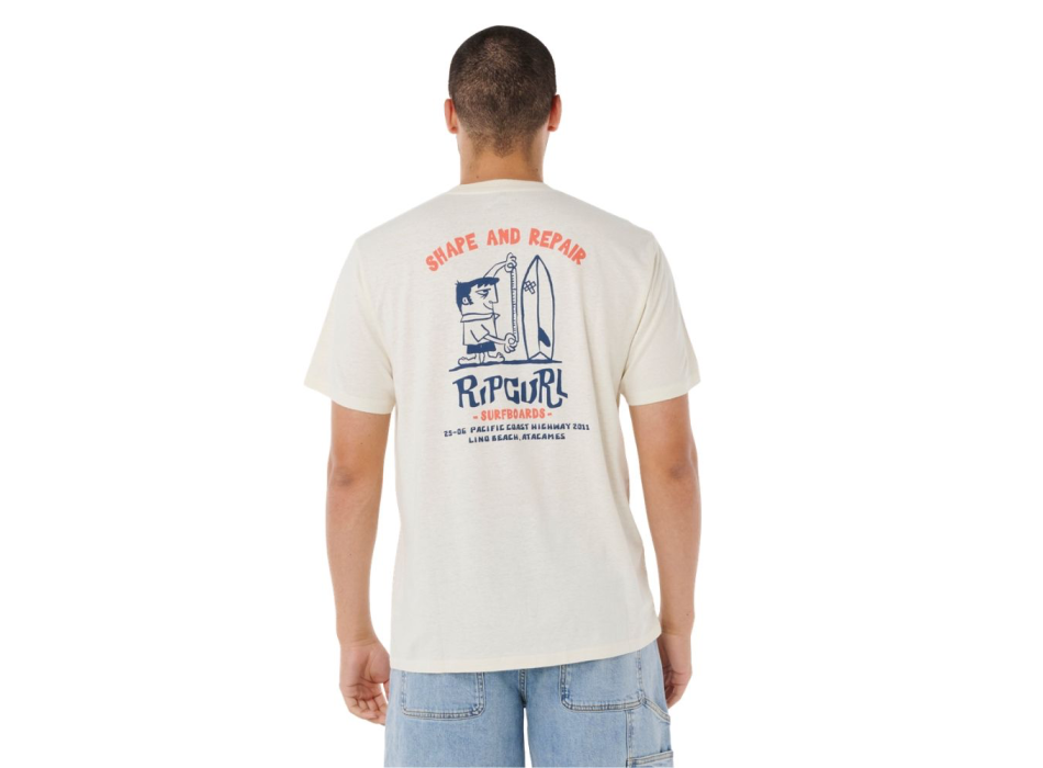 RIP CURL T-SHIRT SHAPER ADDRESS BONE