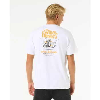 RIP CURL SHAPER ADDRESS TEE WHITE