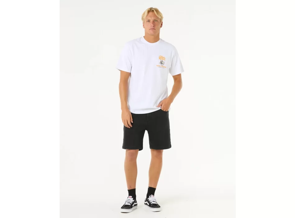 RIP CURL SHAPER ADDRESS TEE WHITE
