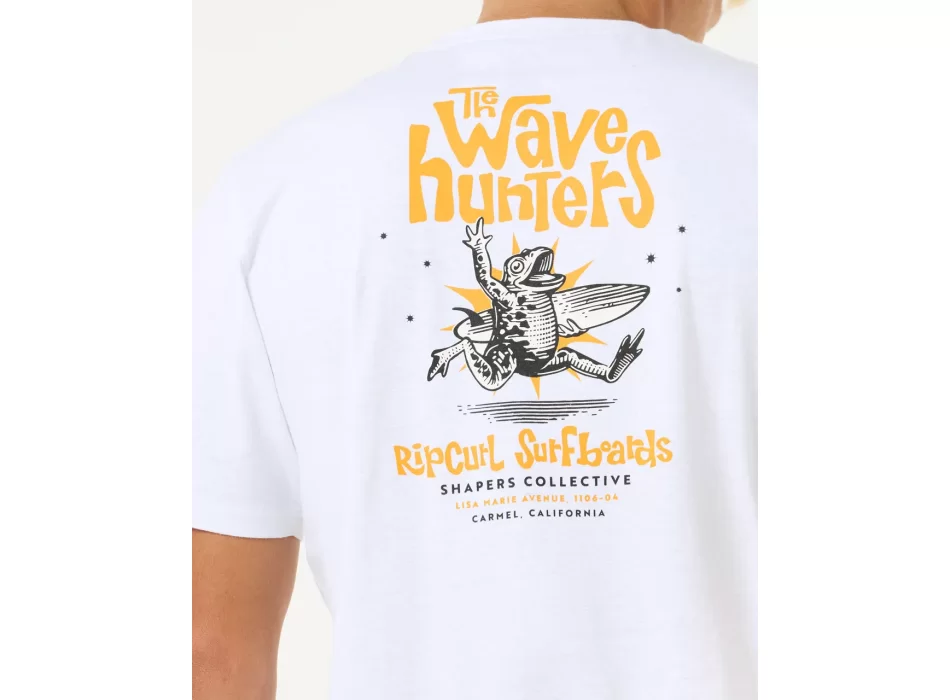 RIP CURL SHAPER ADDRESS TEE WHITE