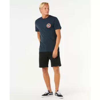 RIP CURL SHRED TIL TEE DARK NAVY