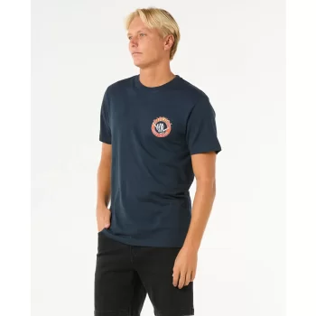 RIP CURL SHRED TIL TEE DARK NAVY