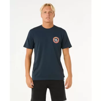 RIP CURL SHRED TIL TEE DARK NAVY