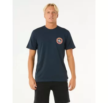 RIP CURL SHRED TIL TEE DARK NAVY