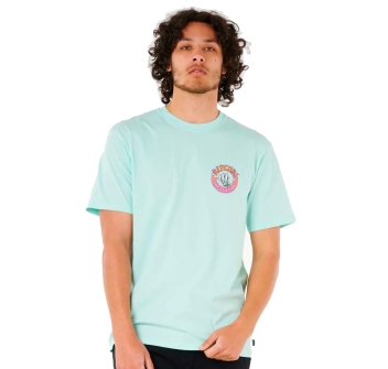 RIP CURL SHRED TIL TEE DARK LIGHT AQUA