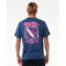 RIP CURL SHRED TILL DEAD TEE WASHED NAVY