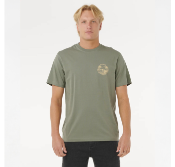RIP CURL T-SHIRT SURF TRIP CACTUS GREEN