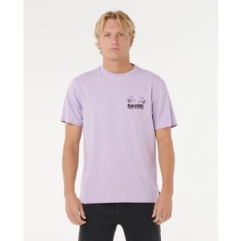 RIP CURL T-SHIRT SURF TRIP ICED LAVENDER