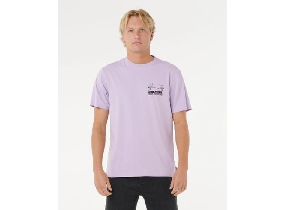 RIP CURL T-SHIRT SURF TRIP ICED LAVENDER