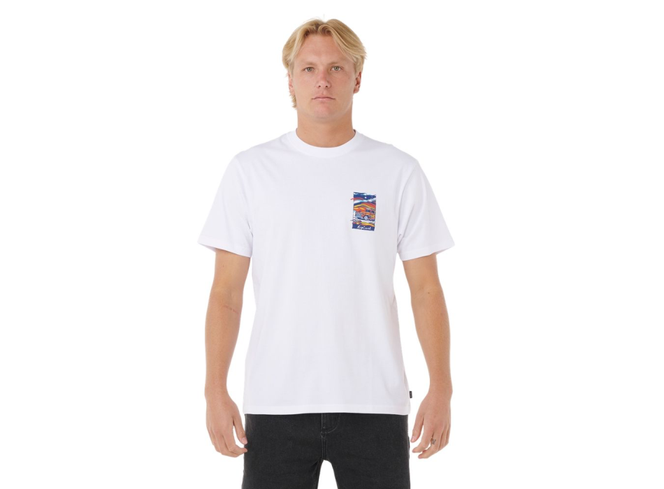 RIP CURL T-SHIRT SURF TRIP WHITE