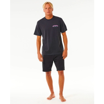 RIP CURL THE SPHINX SHORT SLEEVE TEE WASHED BLACK