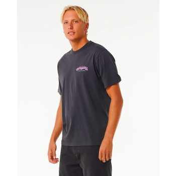 RIP CURL THE SPHINX SHORT SLEEVE TEE WASHED BLACK