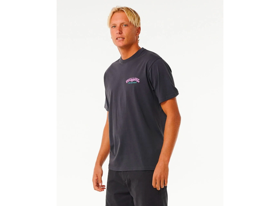 RIP CURL THE SPHINX SHORT SLEEVE TEE WASHED BLACK