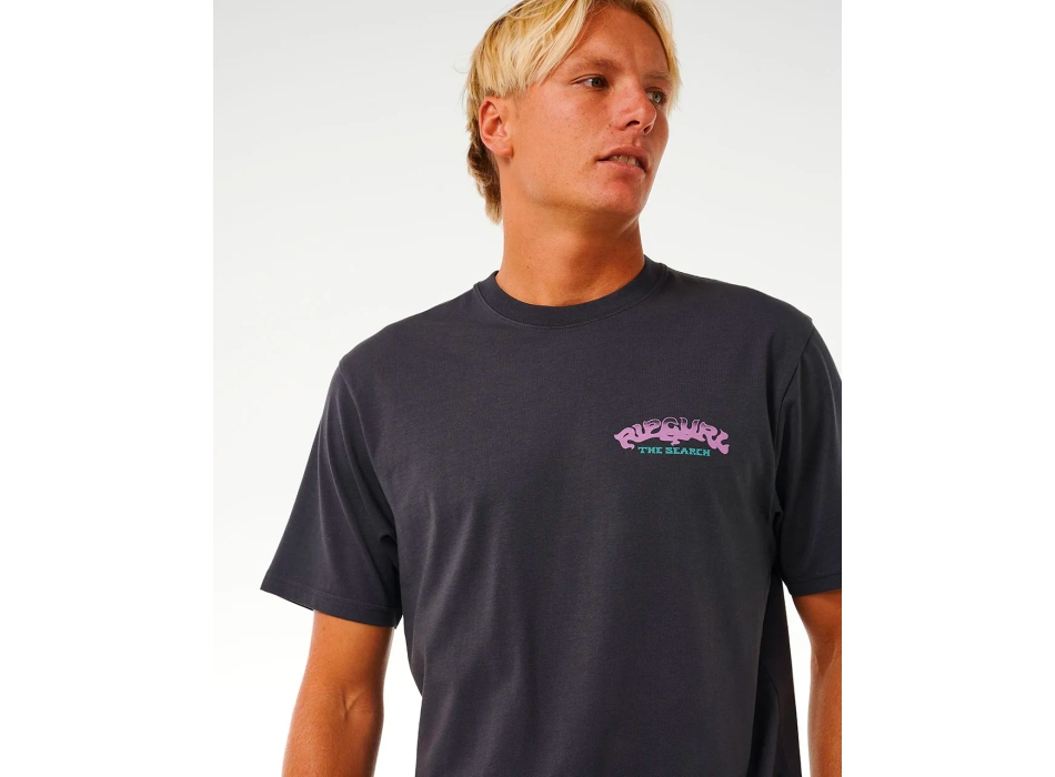 RIP CURL THE SPHINX SHORT SLEEVE TEE WASHED BLACK