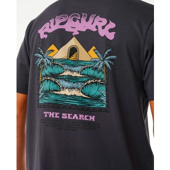 RIP CURL THE SPHINX SHORT SLEEVE TEE WASHED BLACK