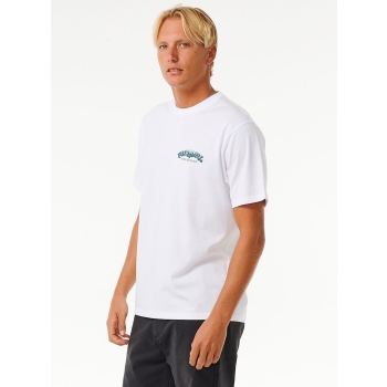 RIP CURL THE SPHINX SHORT SLEEVE TEE WASHED WHITE
