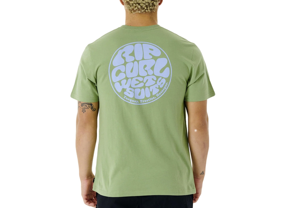 RIP CURL WETSUIT ICON TEE JADE